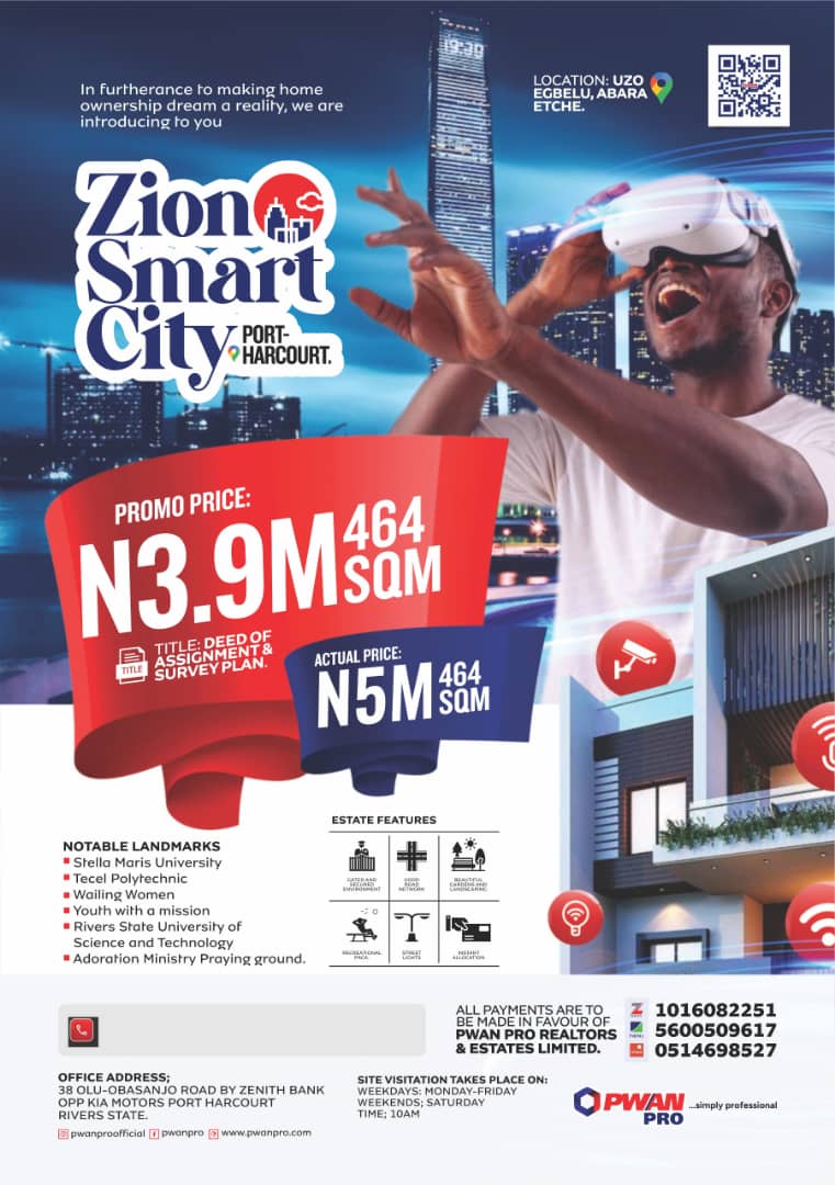 Zion Smart City Port Harcourt 